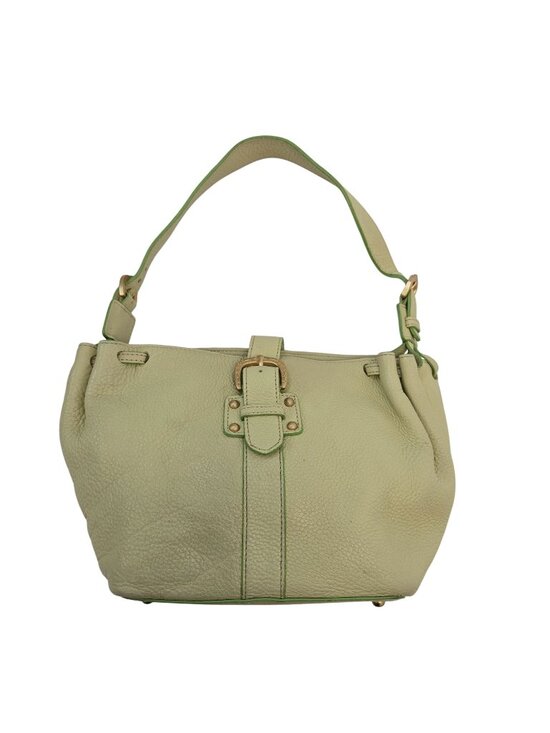 Dooney & Bourke Handbags - Dooney & Bourke Lime Green Medium Gathered Sac from the Marchesa Collection